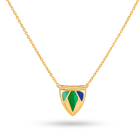 Sundial Pendants Geometric Enamel