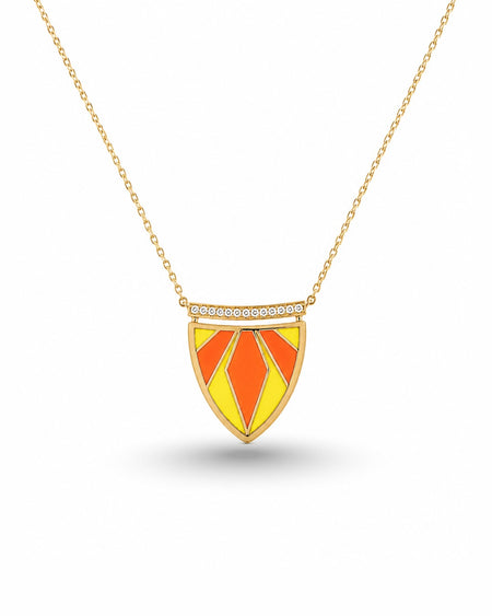 Sundial Pendants Geometric Enamel
