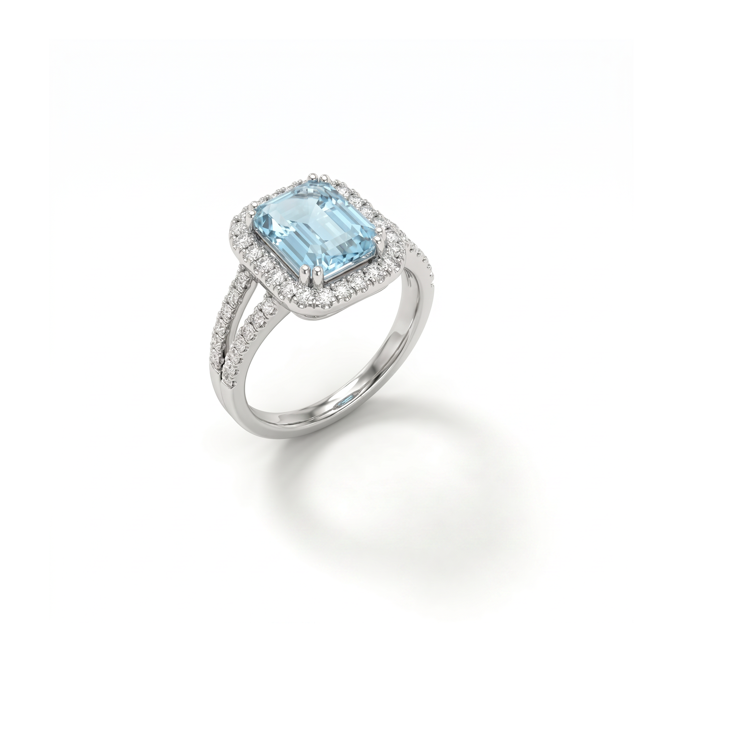 Azzura Emerald Cut Ring