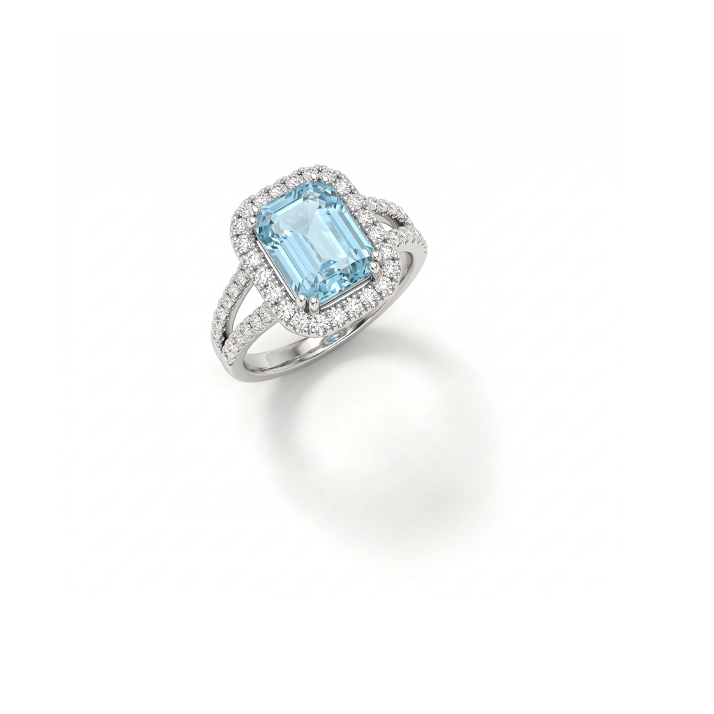 Azzura Emerald Cut Ring