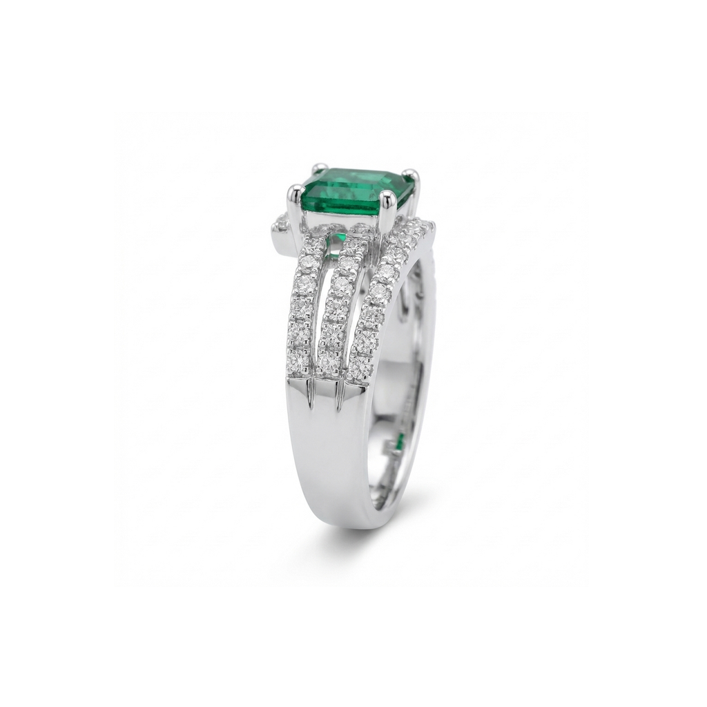 Sylvia Emerald Ring