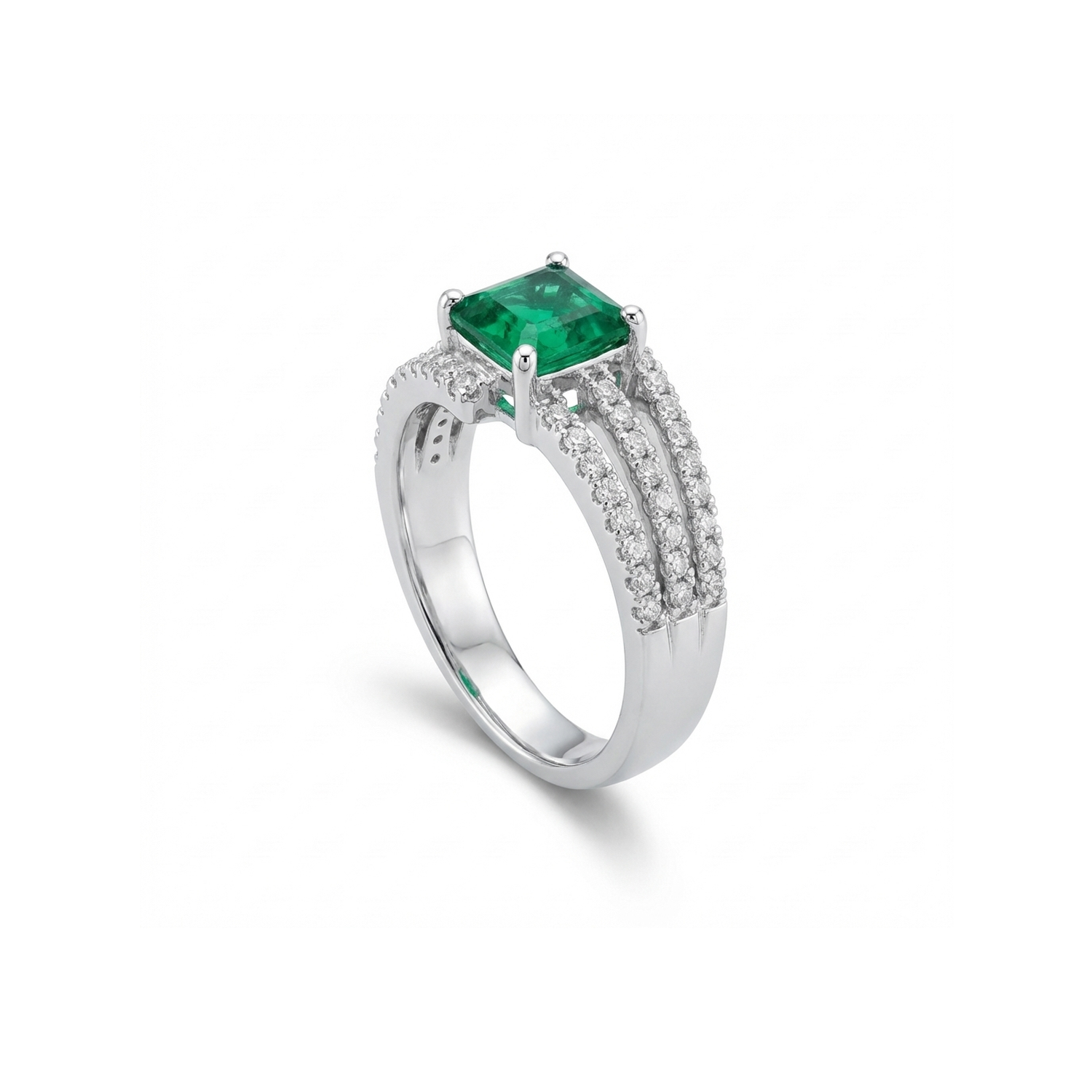 Sylvia Emerald Ring