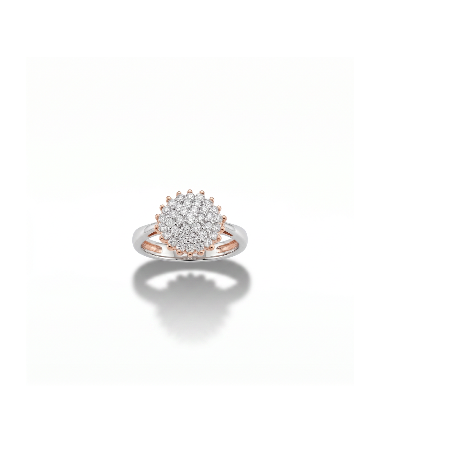 Livia Cluster Button Ring