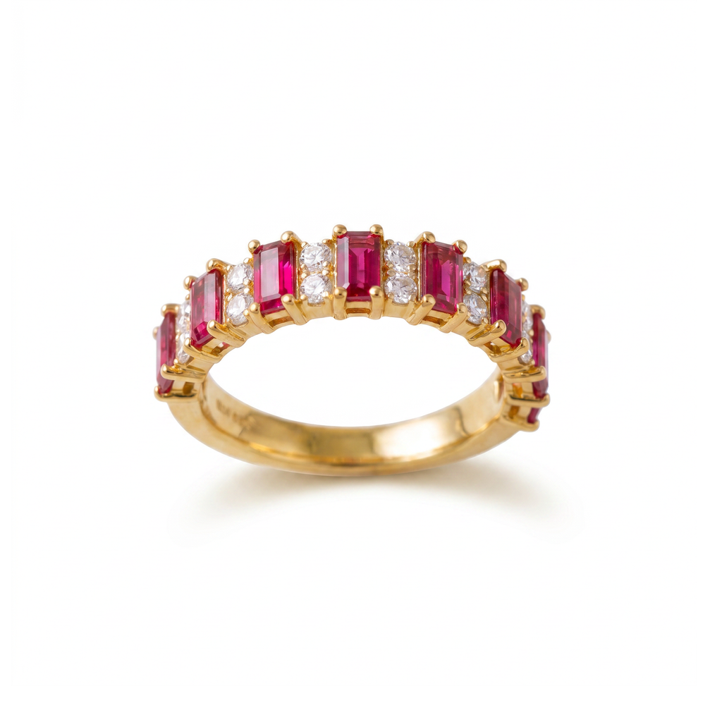 Ruby Baguette Ring