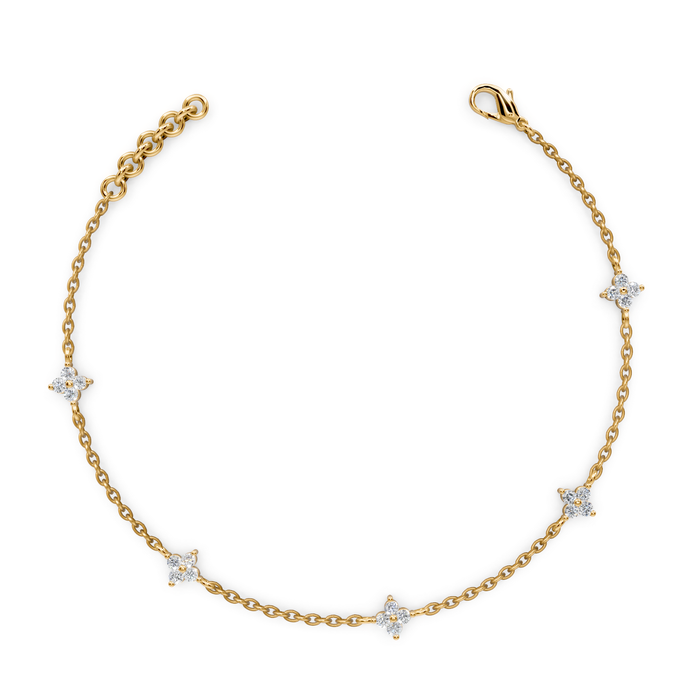 Star Blossom stackable bracelet