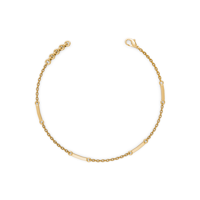 Bar & Chain stackable bracelet
