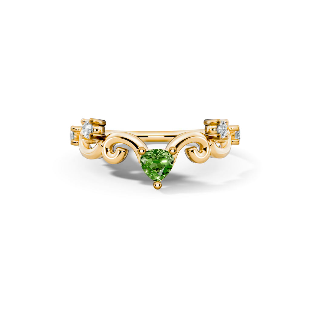 Birthstone Dainty Ring