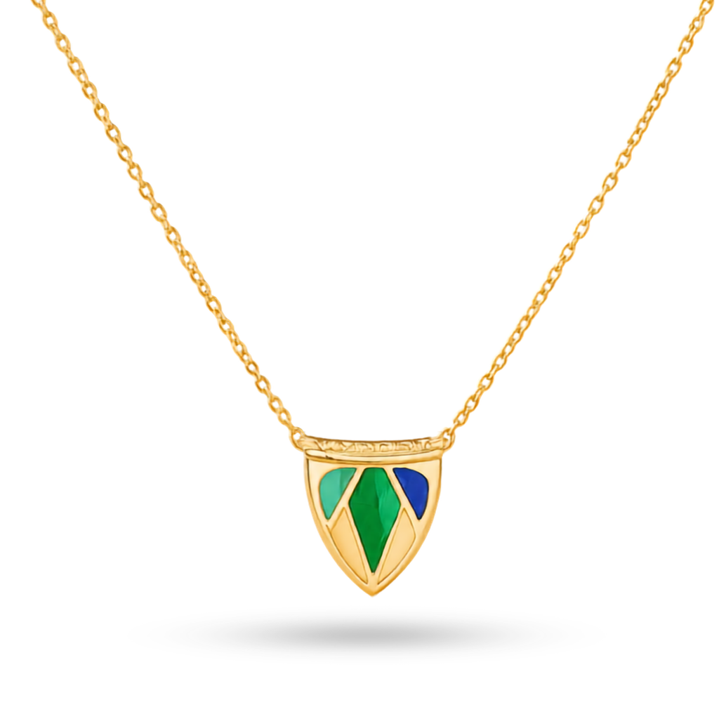 Sundial Pendants Geometric Enamel