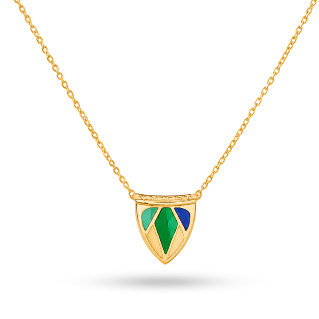 Sundial Pendants Geometric Enamel