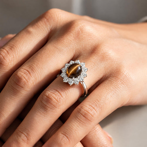 Alba Black Opal Ring