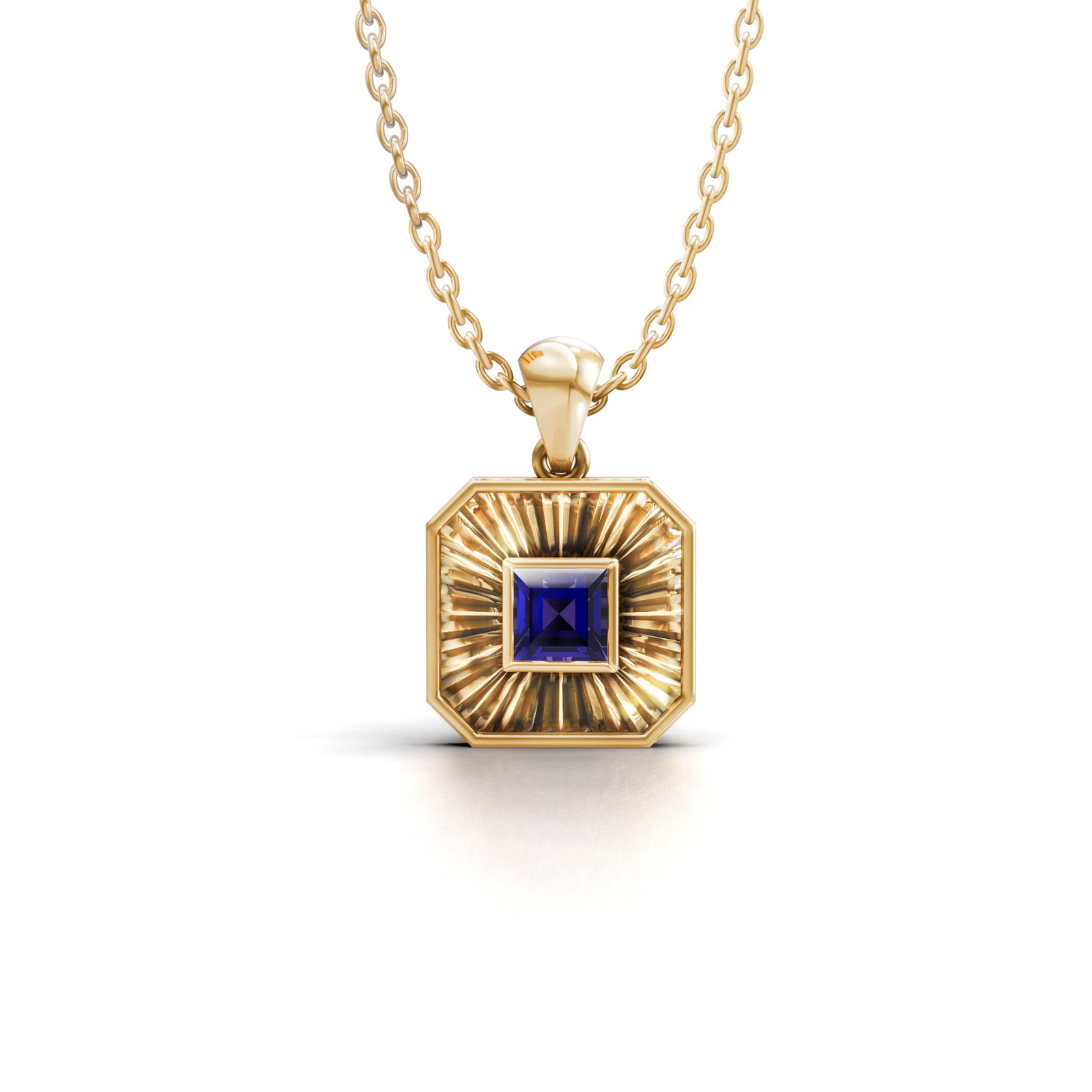 Birthstone Ray Pendant