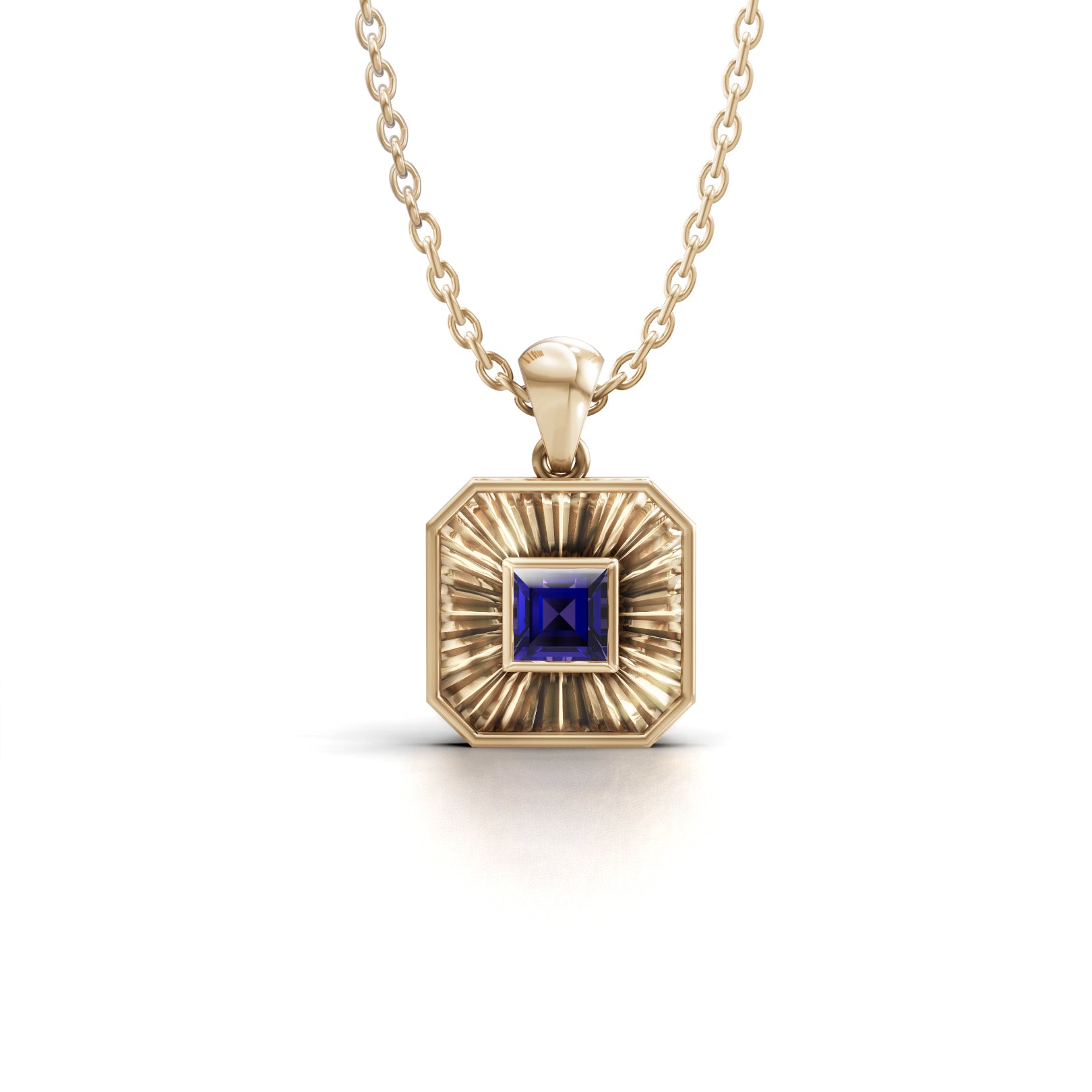 Birthstone Ray Pendant