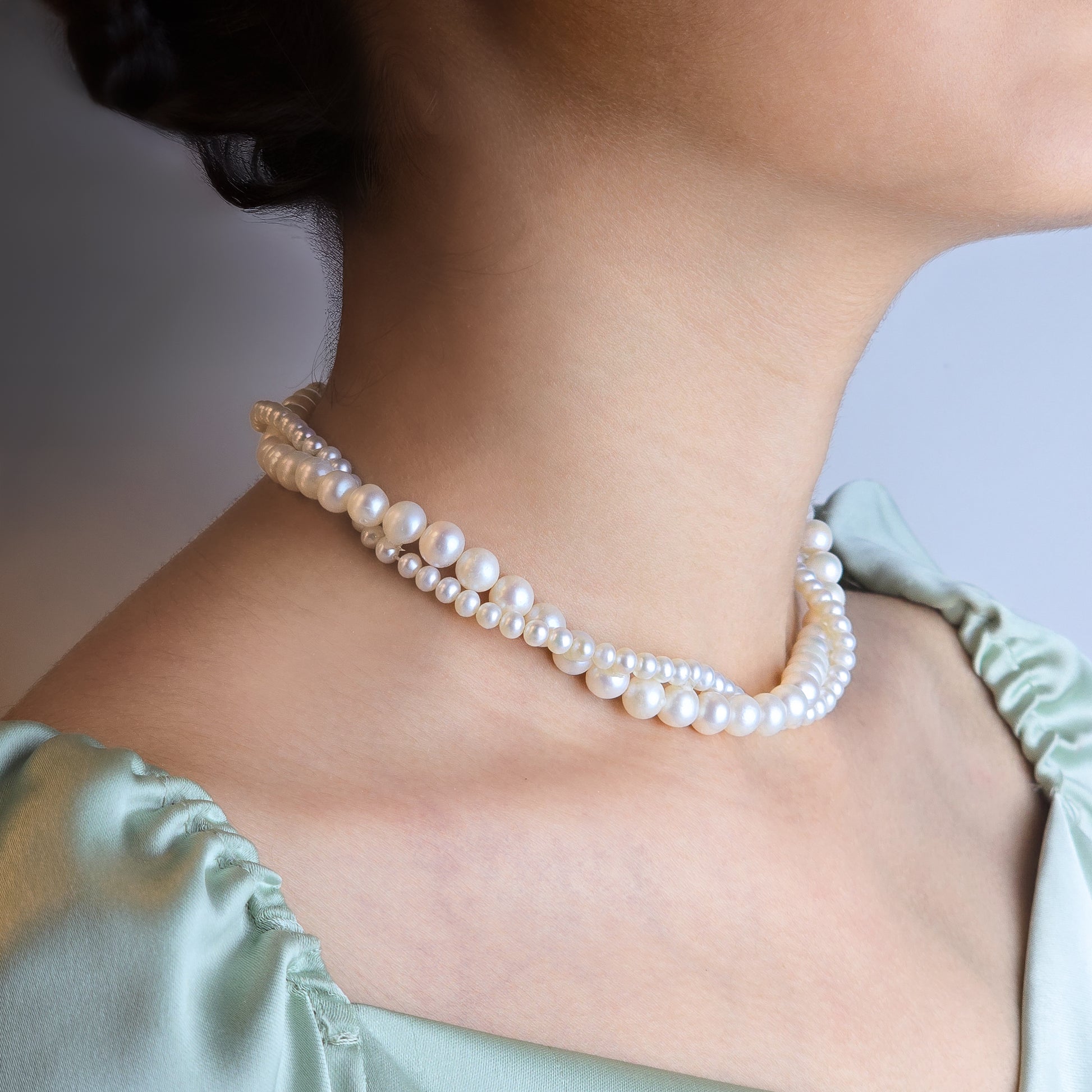 Entwined Pearl Necklace