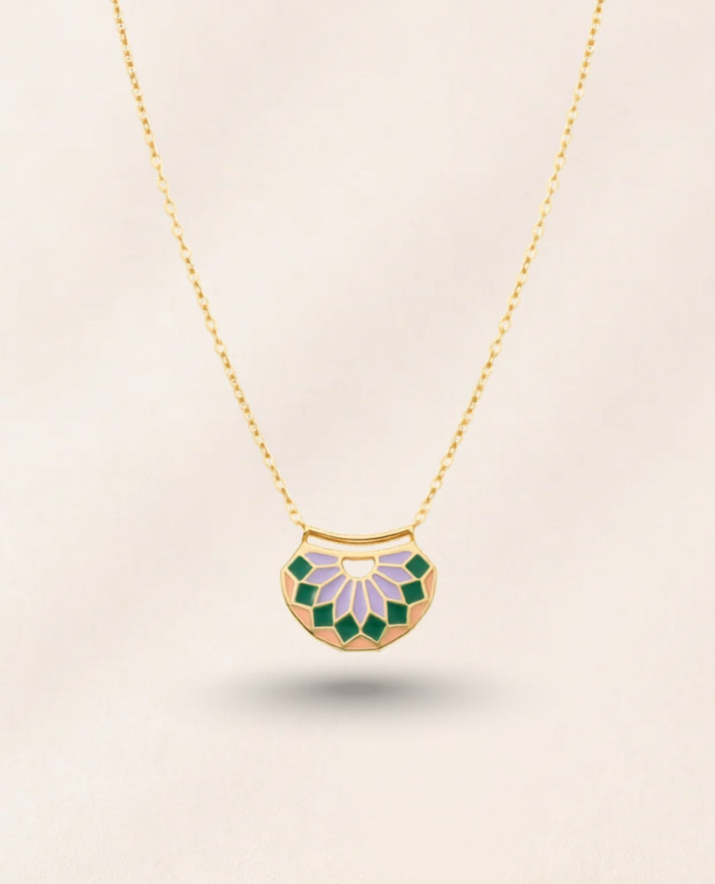 Sundial Pendants Geometric Enamel