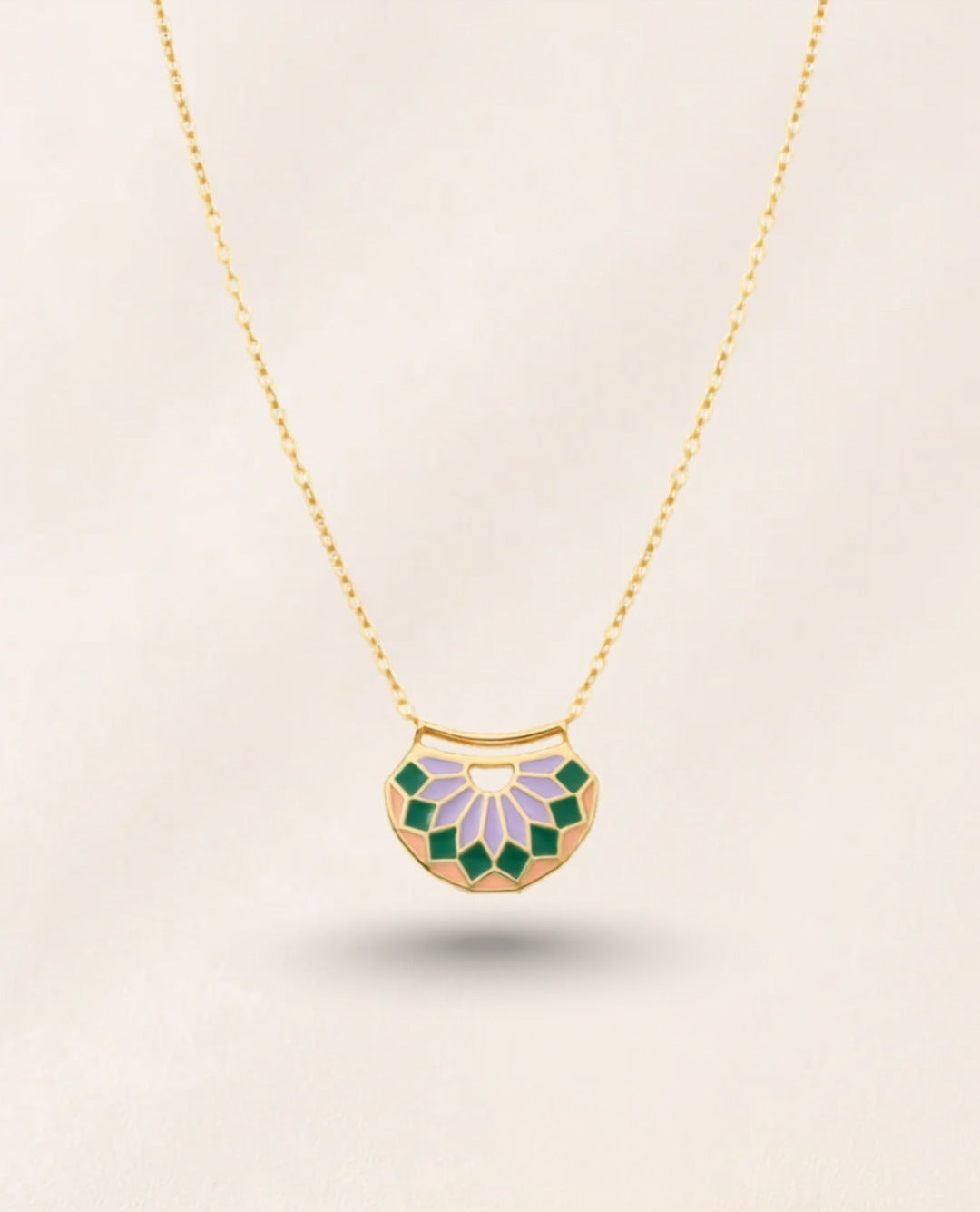 Sundial Pendants Geometric Enamel