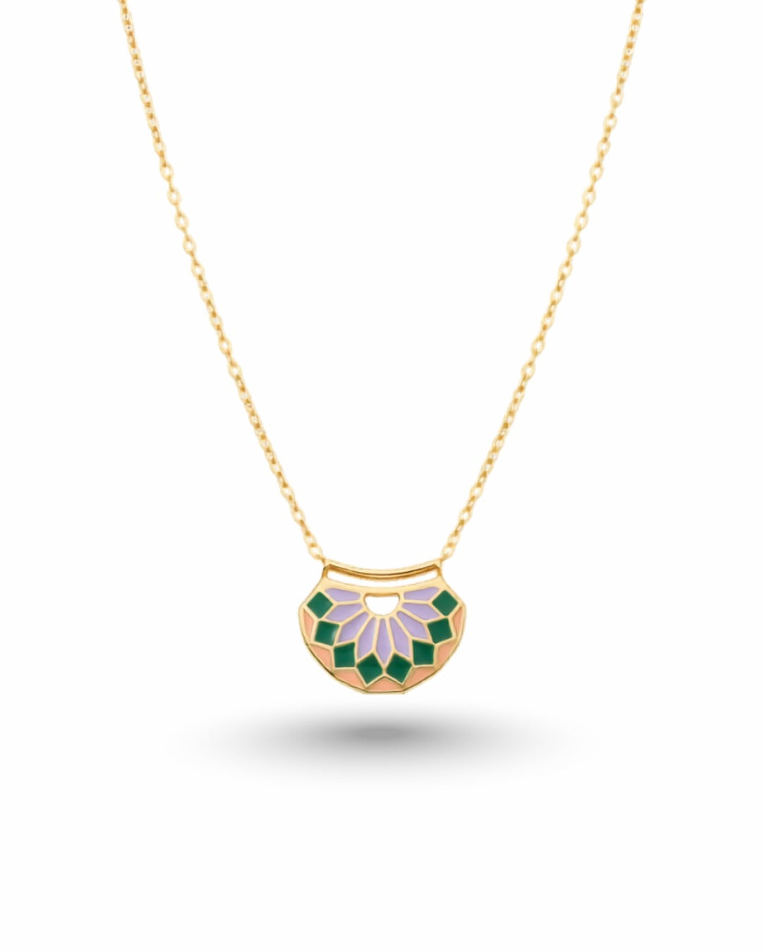 Sundial Pendants Geometric Enamel