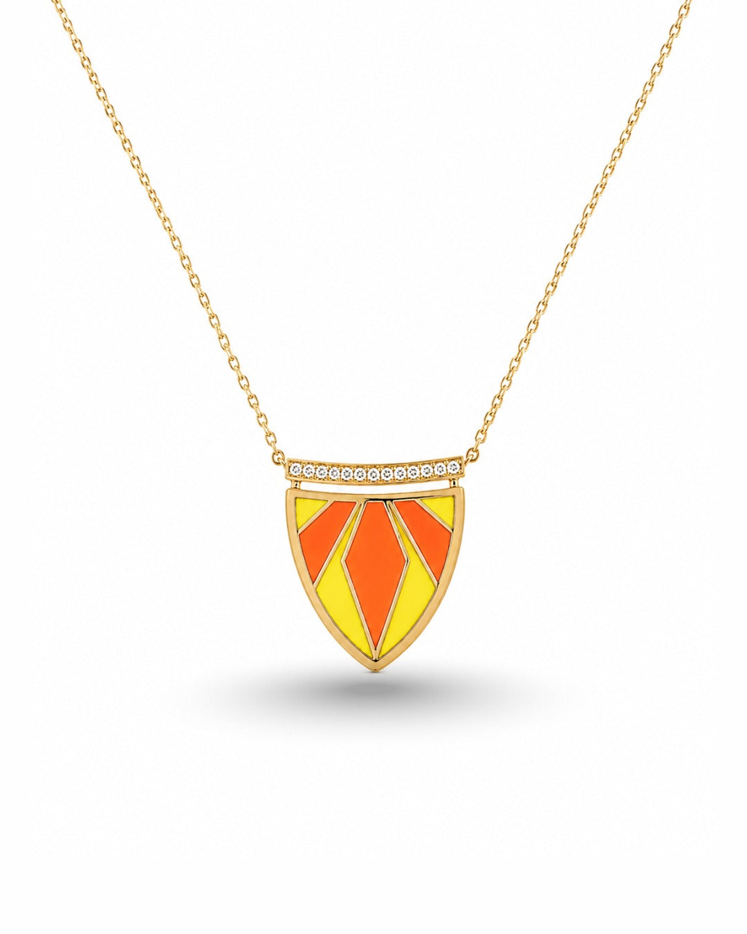 Sundial Pendants Geometric Enamel