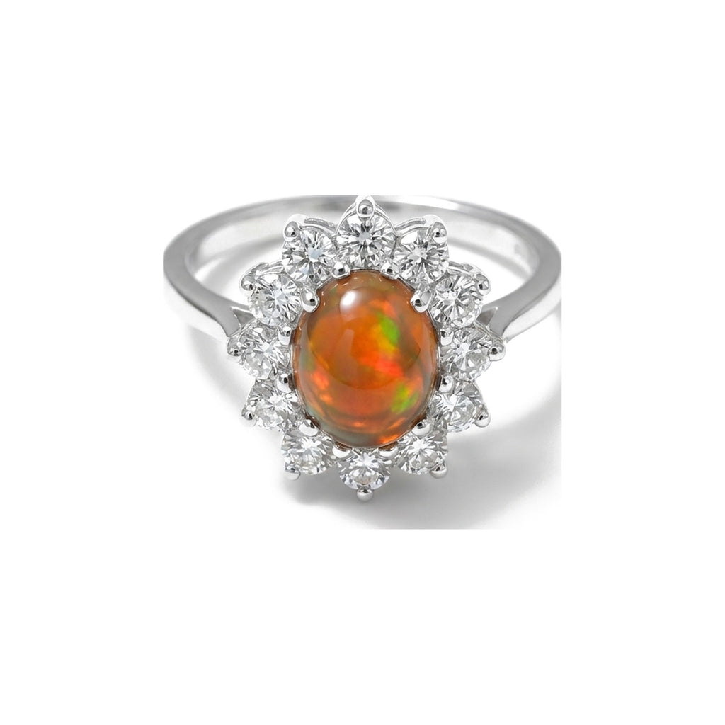 Alba Black Opal Ring