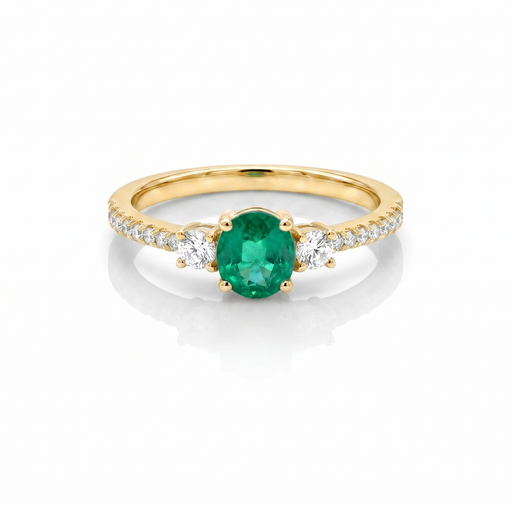 Seraphine Three-Stone Ring