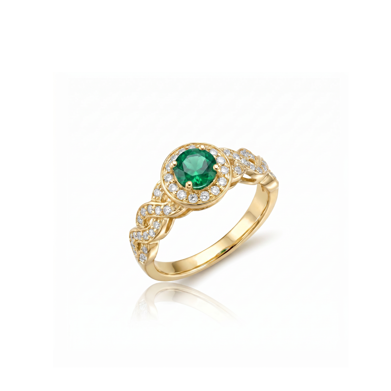 Ginevra Round Halo Ring