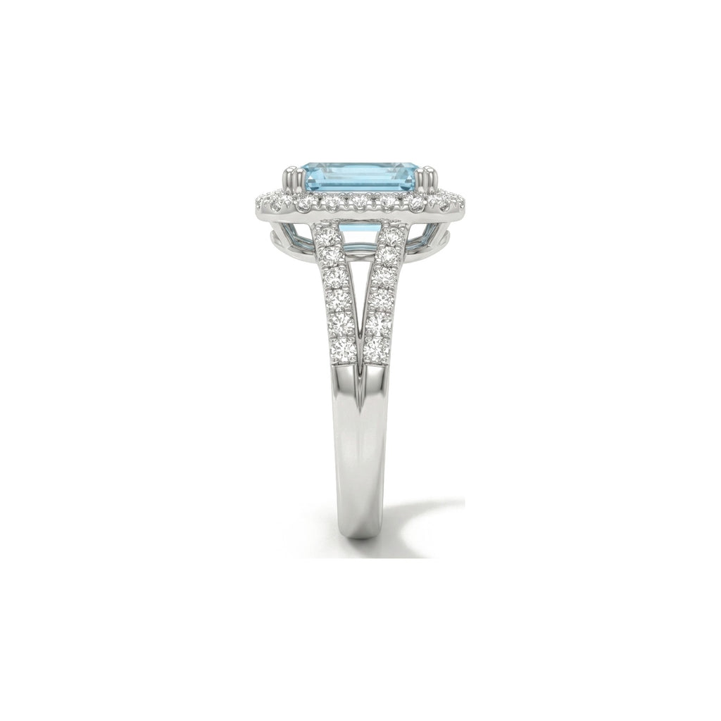 Azzura Emerald Cut Ring