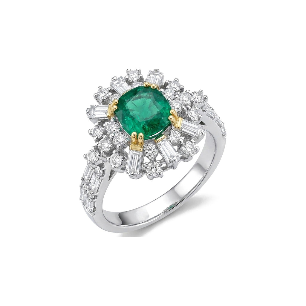 Deco Halo Cocktail Ring