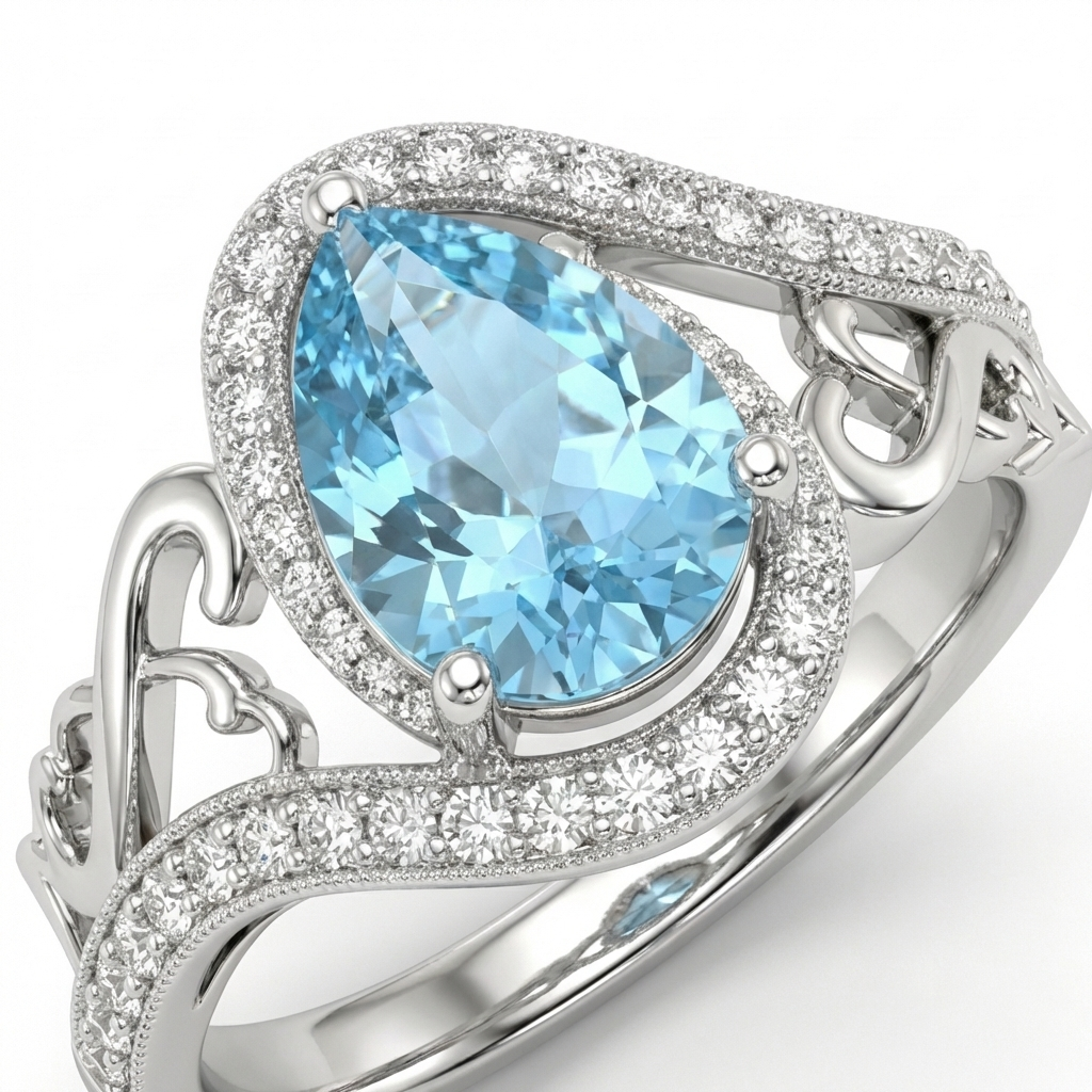 Liana Pear Ring