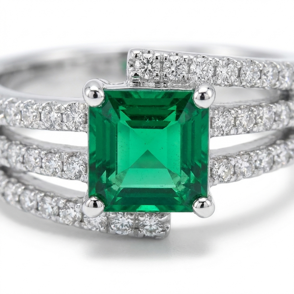 Sylvia Emerald Ring