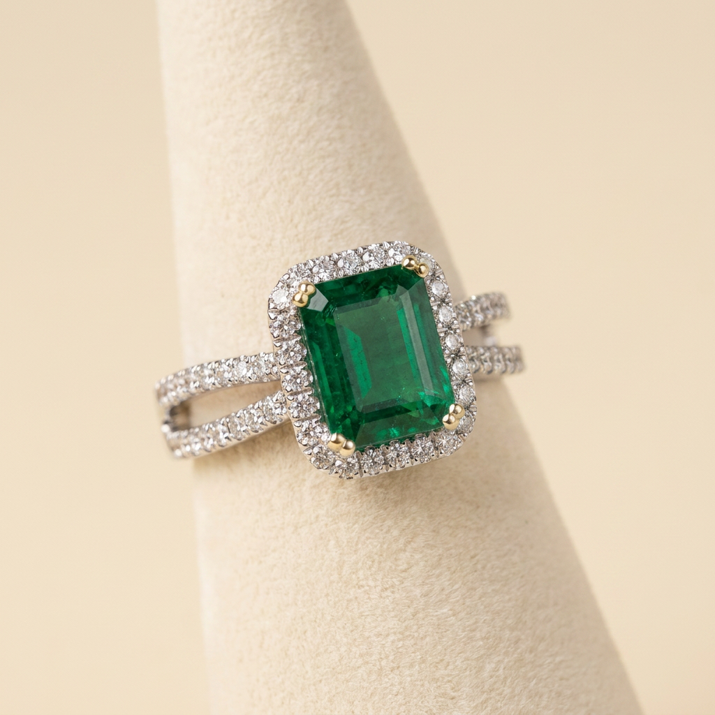 Emerald Cut Statement Ring