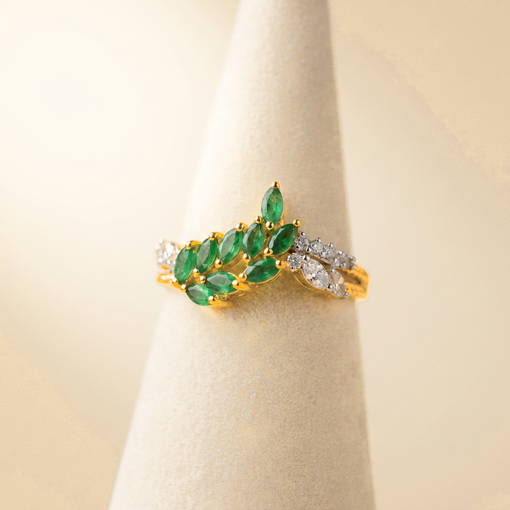 Emerald Vine Ring