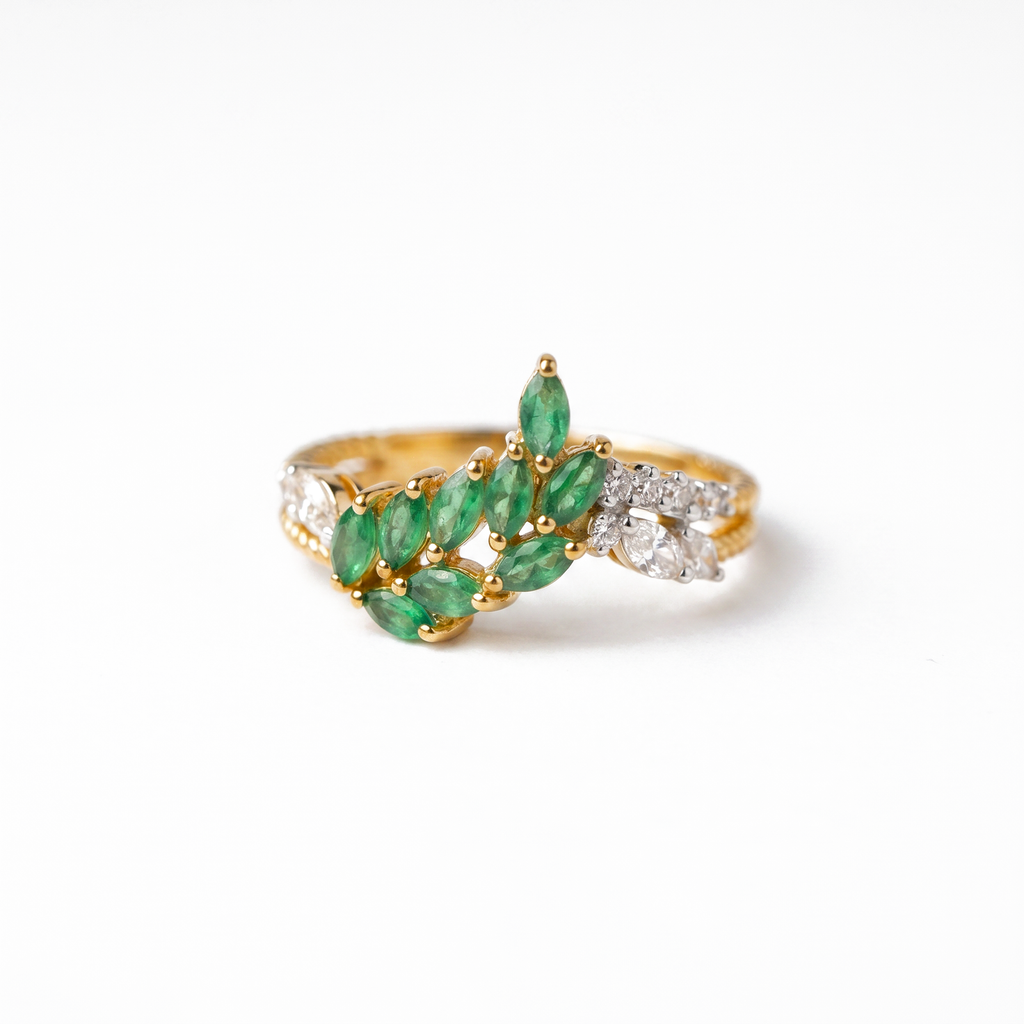 Emerald Vine Ring