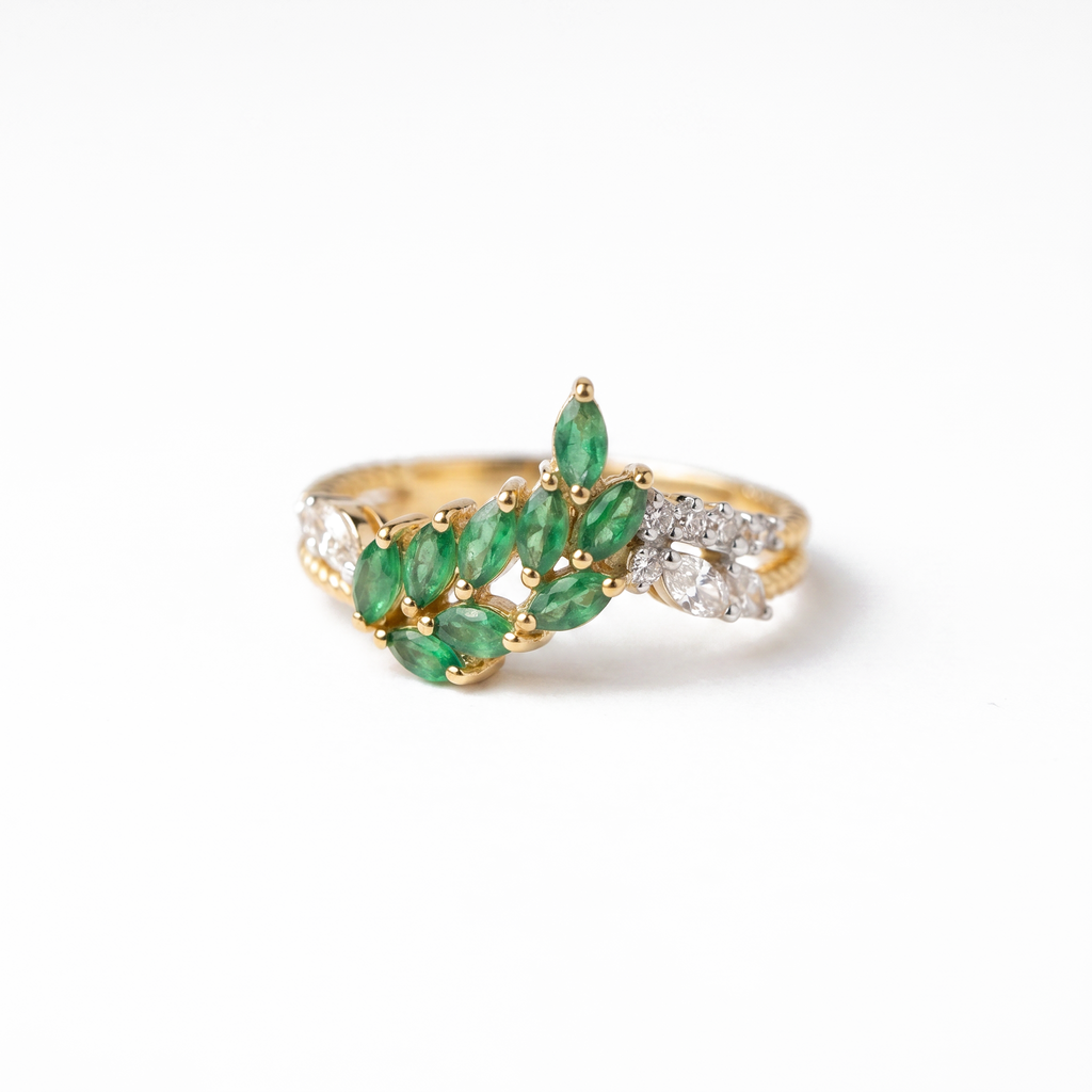Emerald Vine Ring