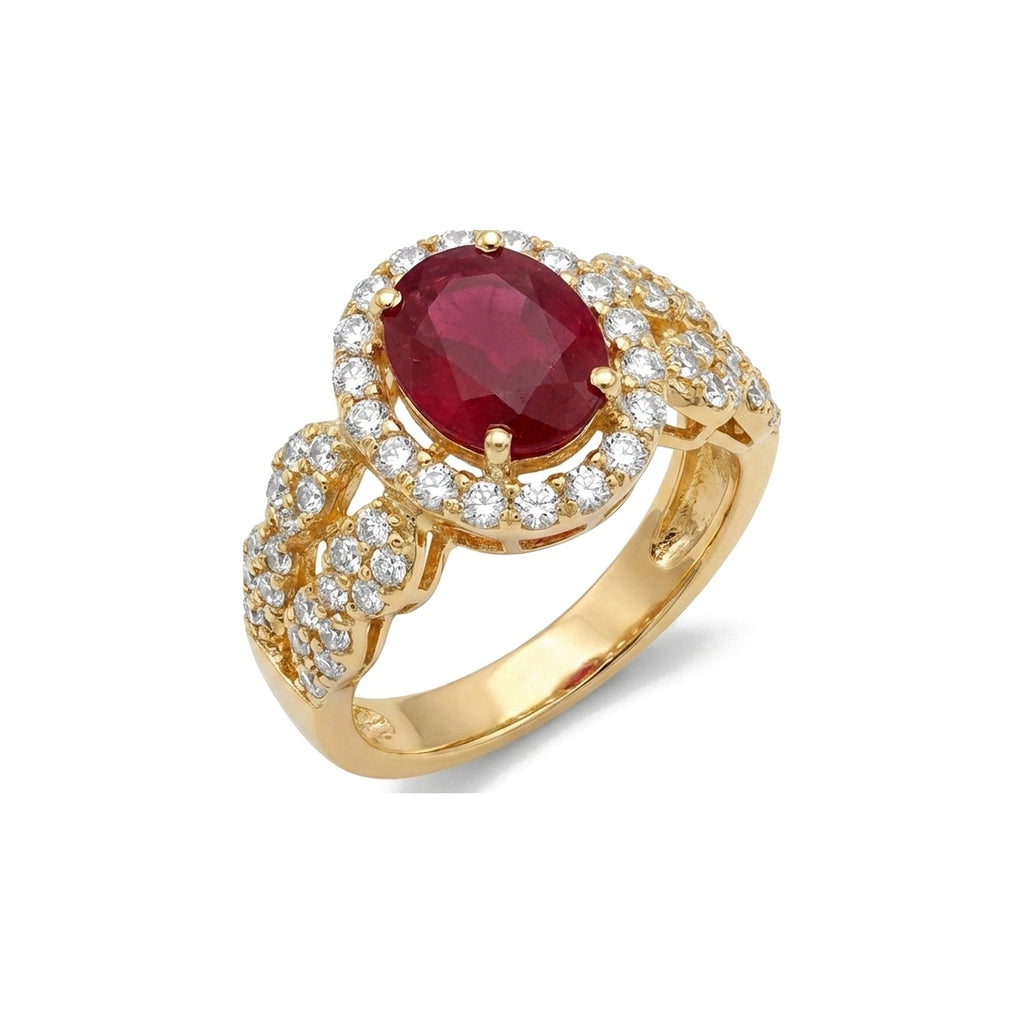 Fiora Oval Halo Ring