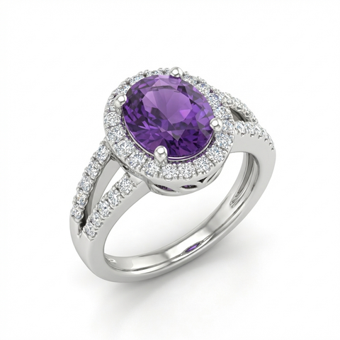 Violetta Amethyst Ring