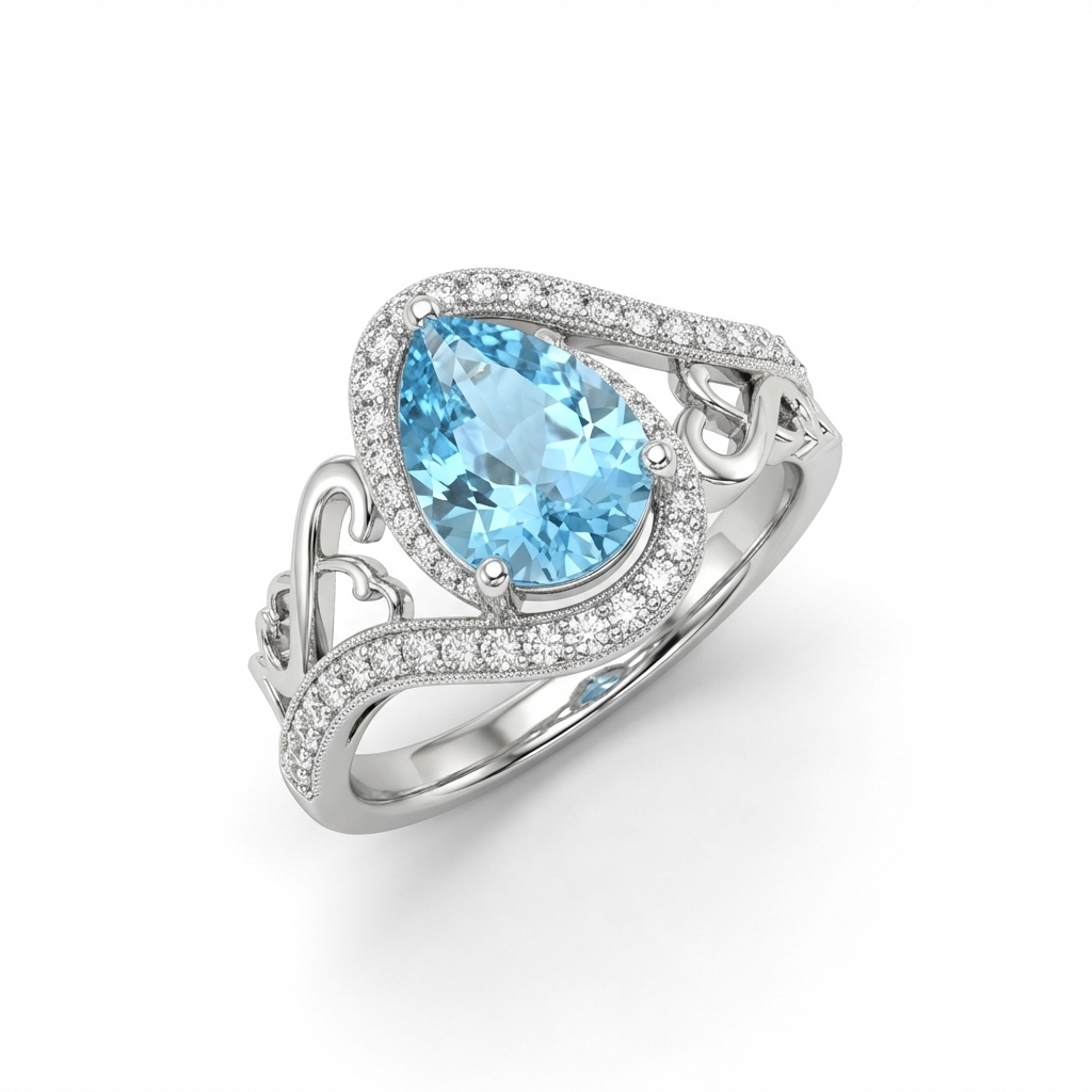 Liana Pear Ring