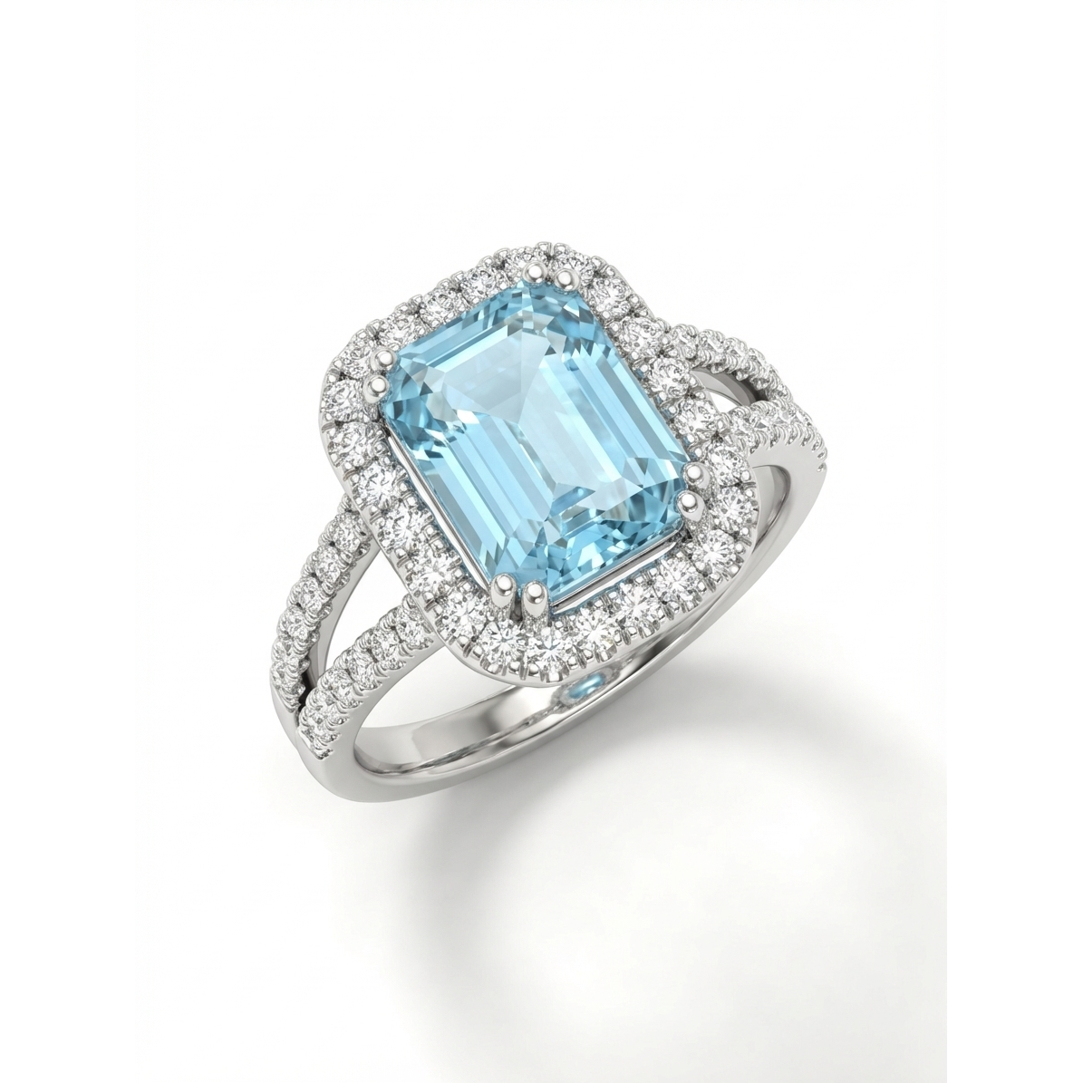 Azzura Emerald Cut Ring