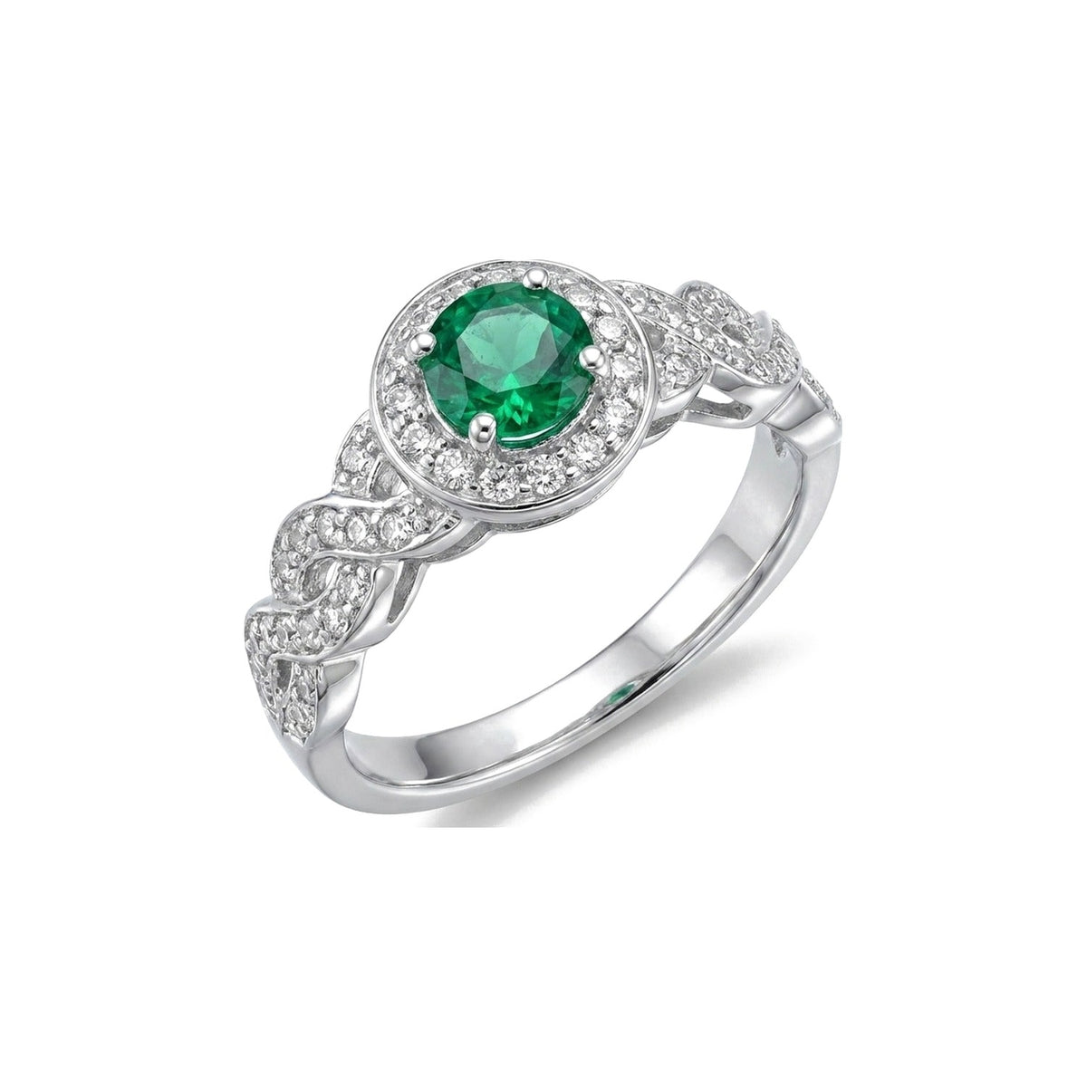Ginevra Round Halo Ring