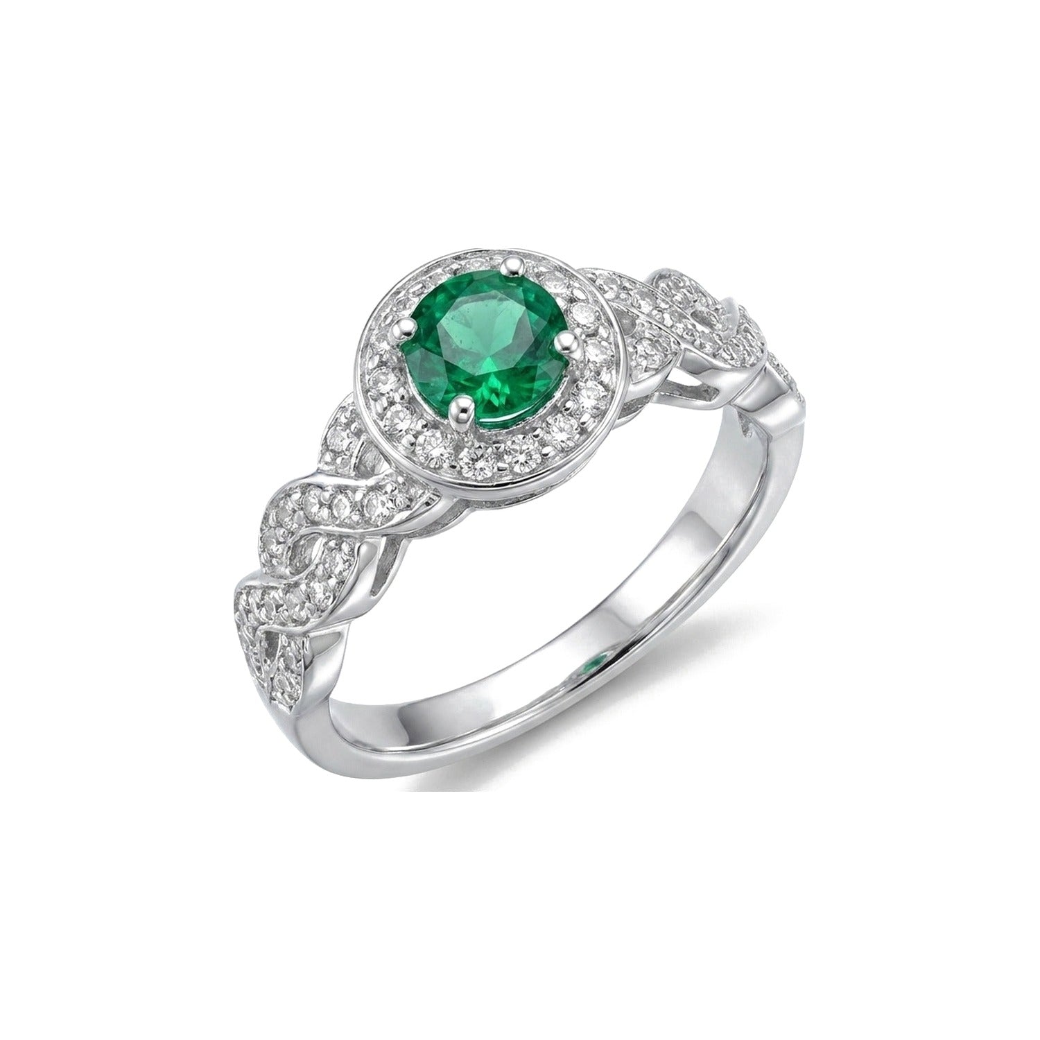 Ginevra Round Halo Ring