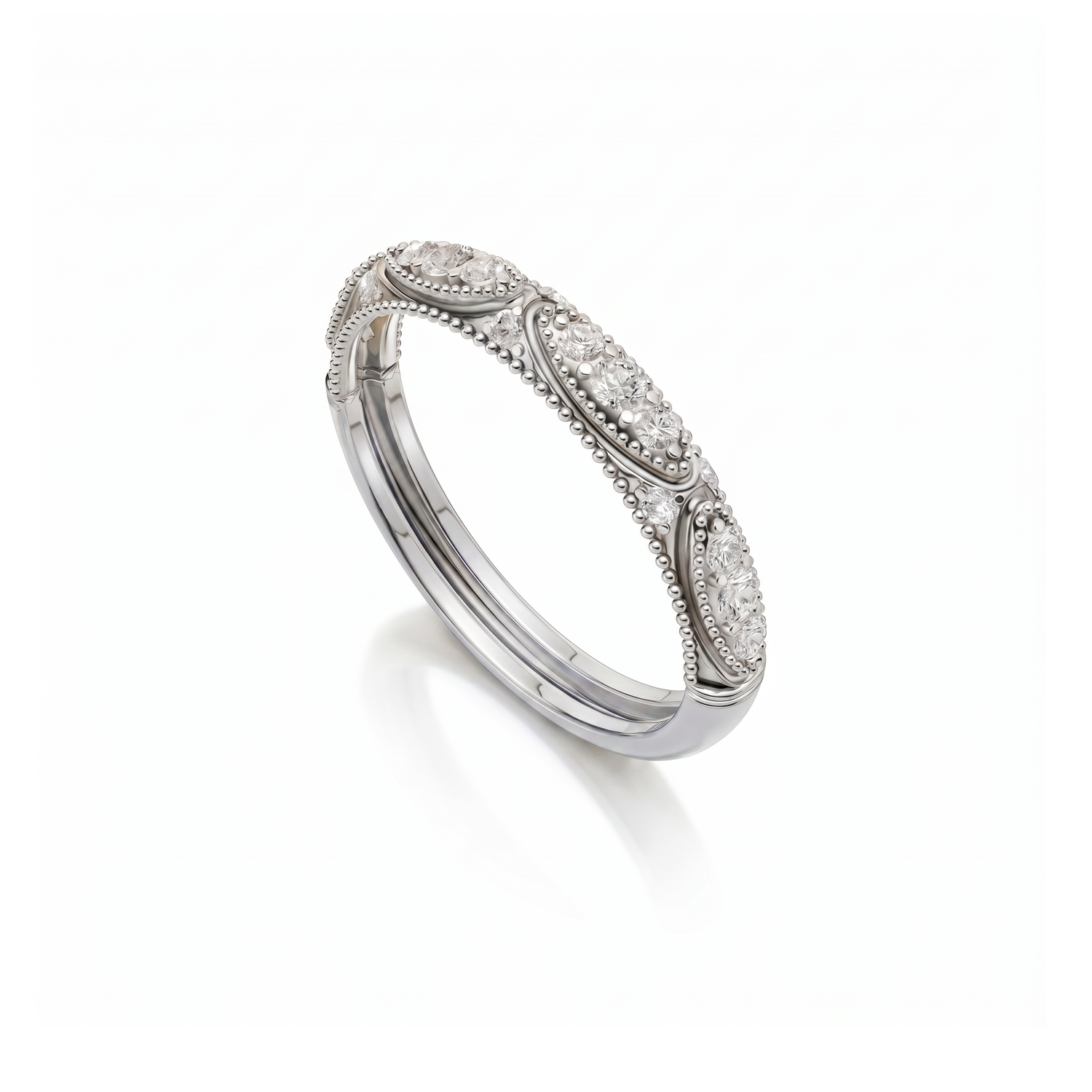 Beaded Milgrain Ring