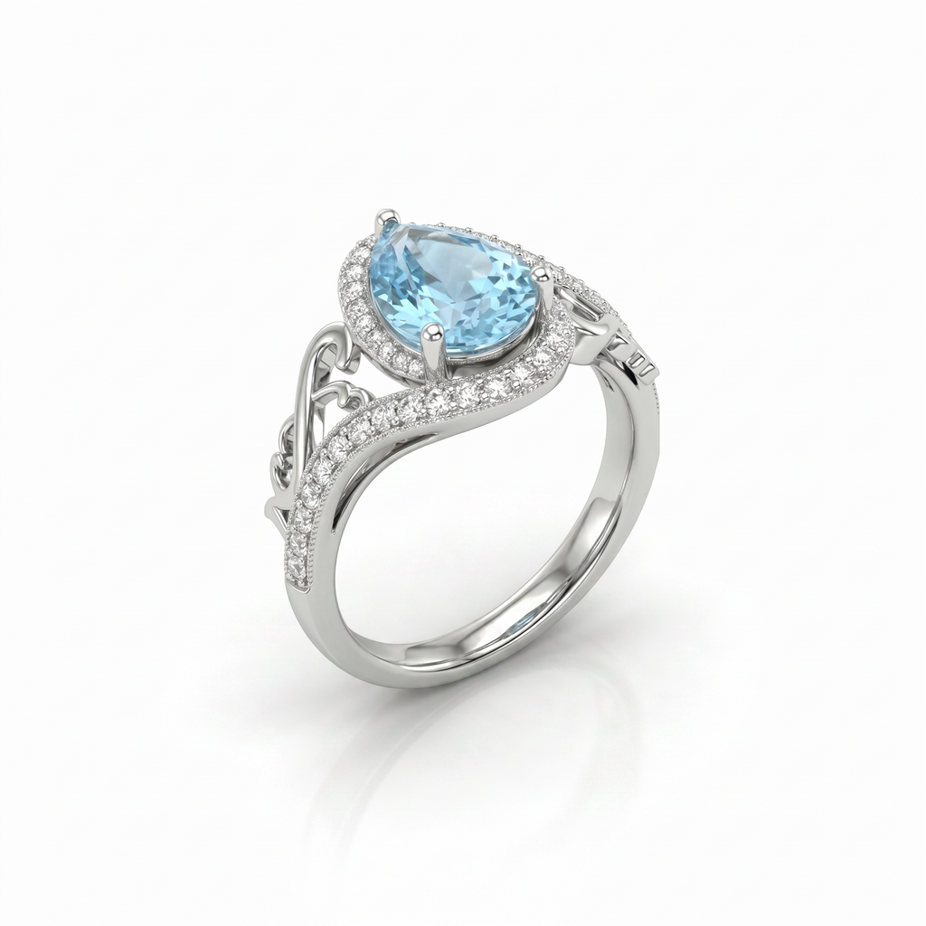 Liana Pear Ring