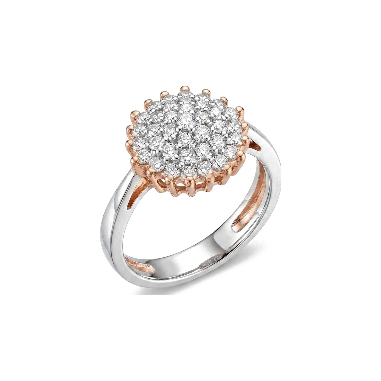 Livia Cluster Button Ring
