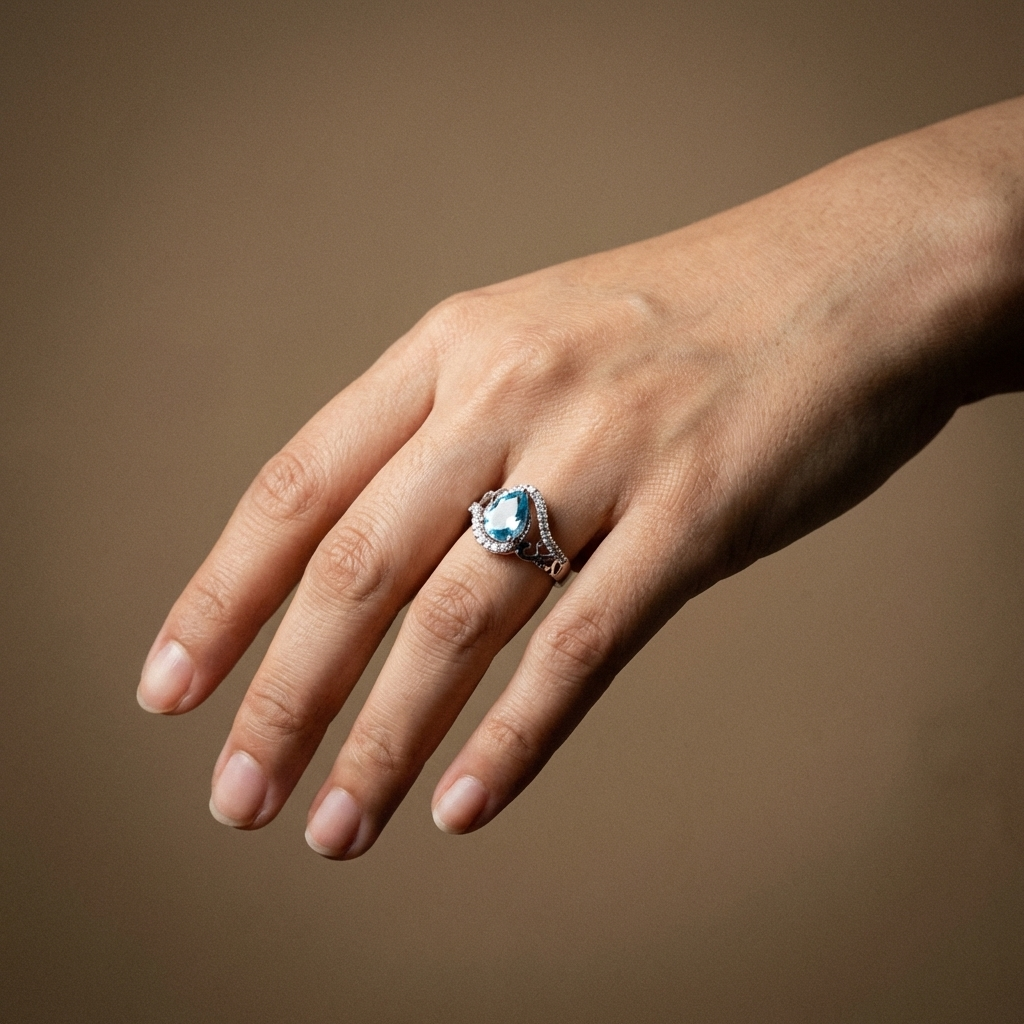 Liana Pear Ring