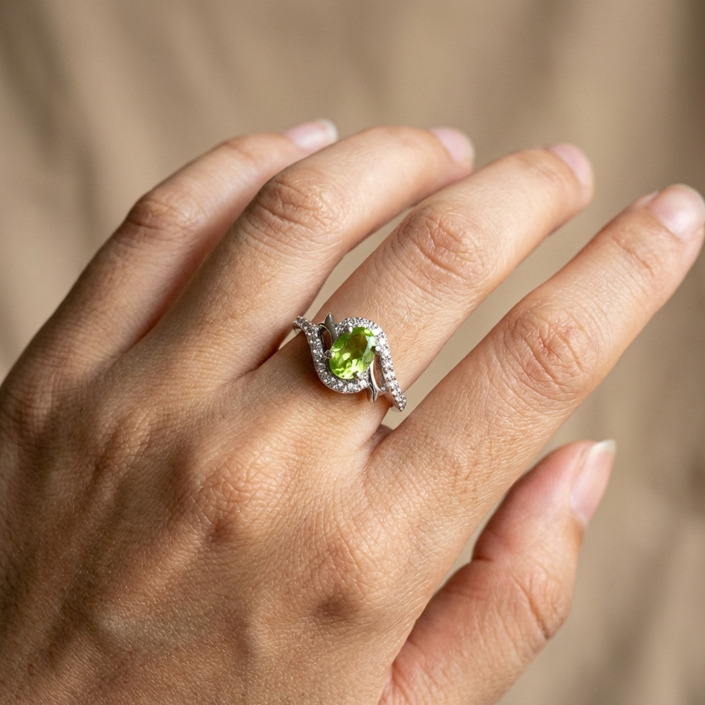 Ivy Peridot Ring