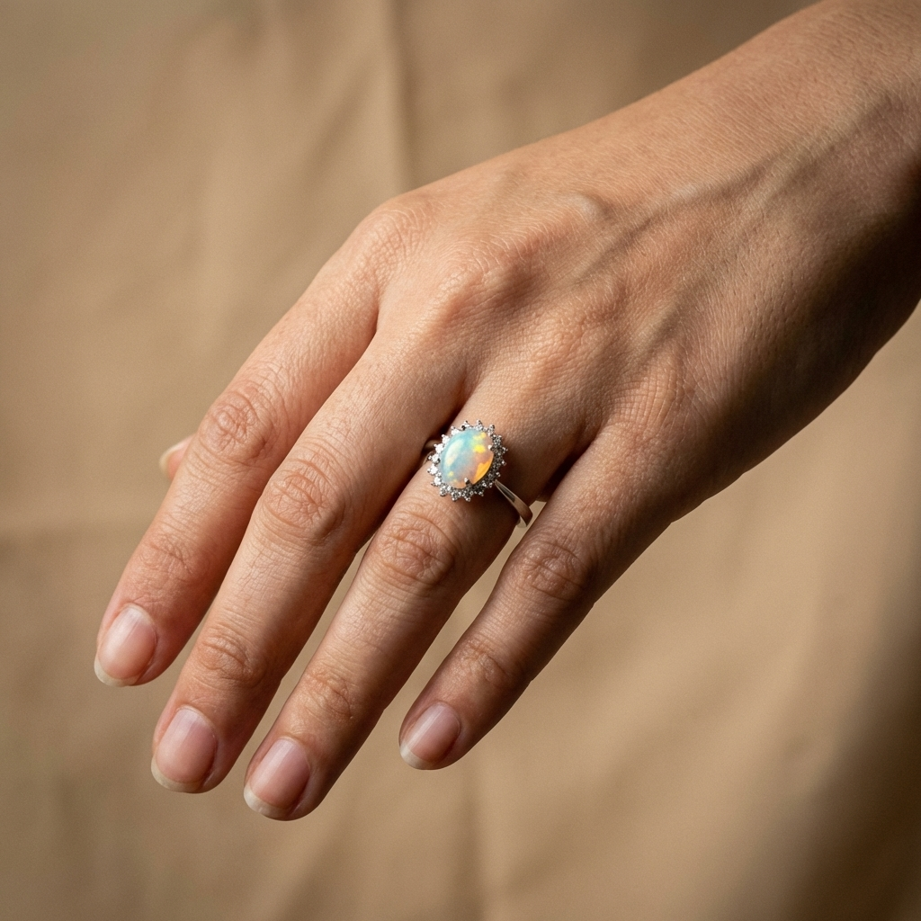 Ember Opal Ring
