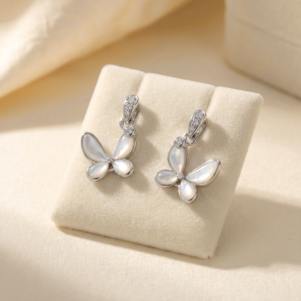 Bianca Butterfly Drop Earrings