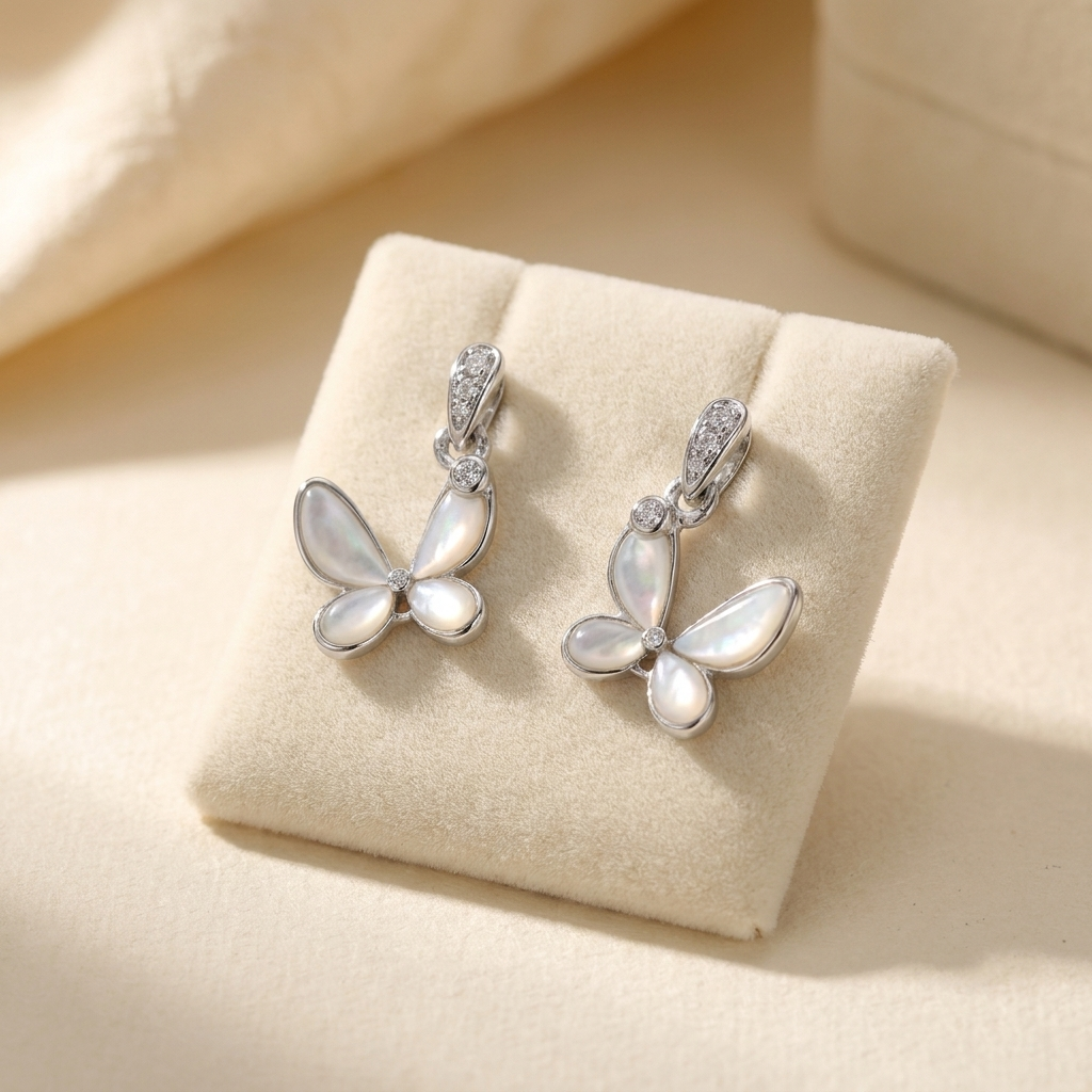 Bianca Butterfly Drop Earrings