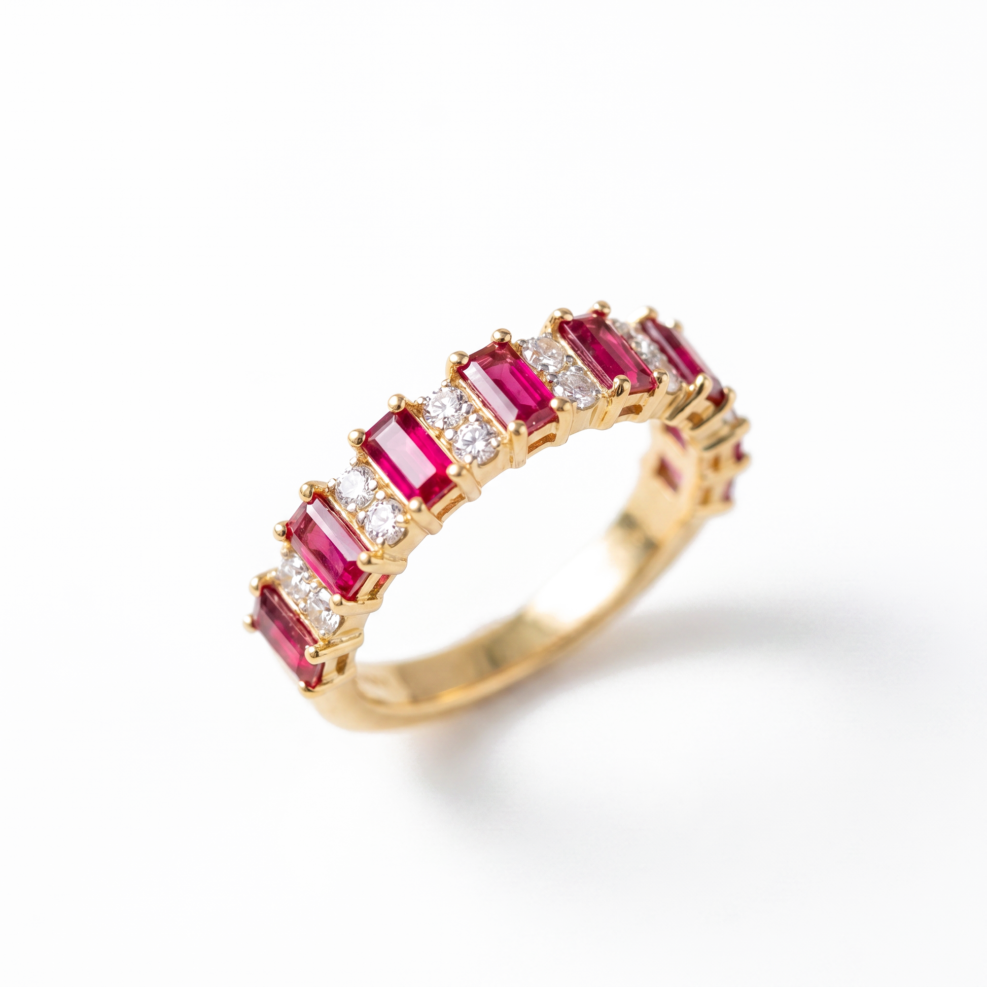 Ruby Baguette Ring