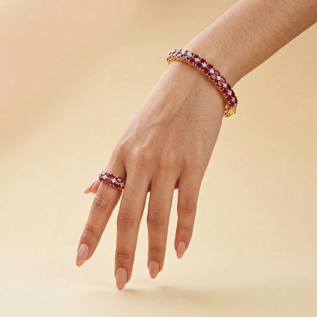 Ruby Mosaic Set