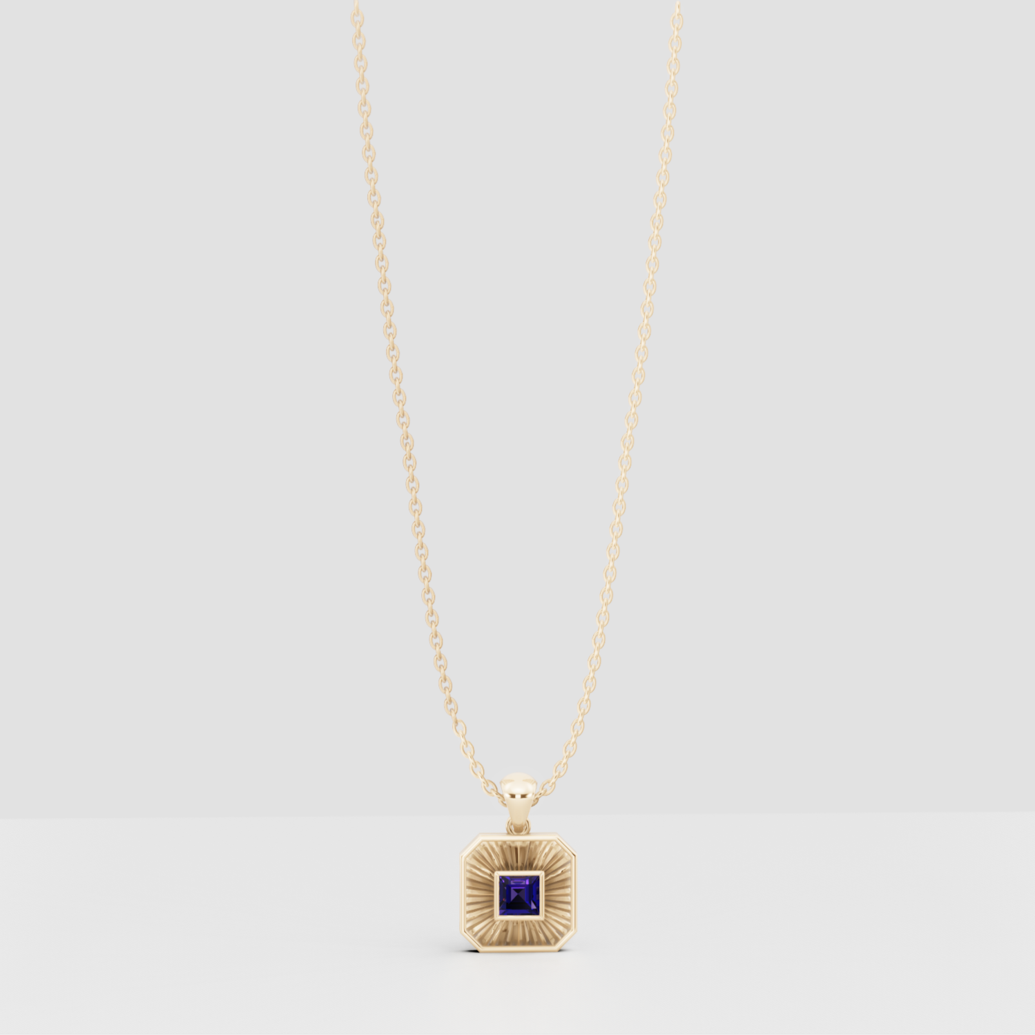 Birthstone Ray Pendant