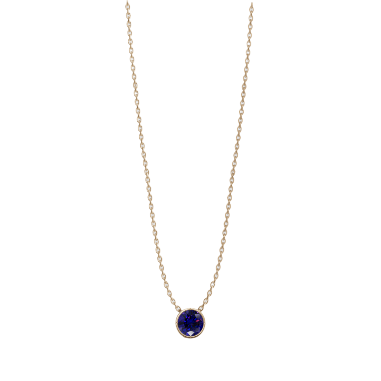 Birthstone Bezel Pendant